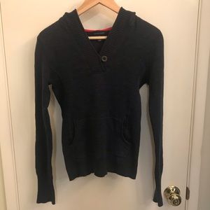 Tommy Hilfiger Navy Sweater with Hood